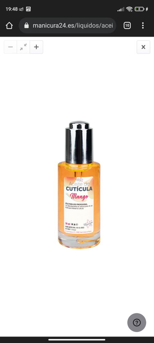 Moda Aceite de cutícula de mango