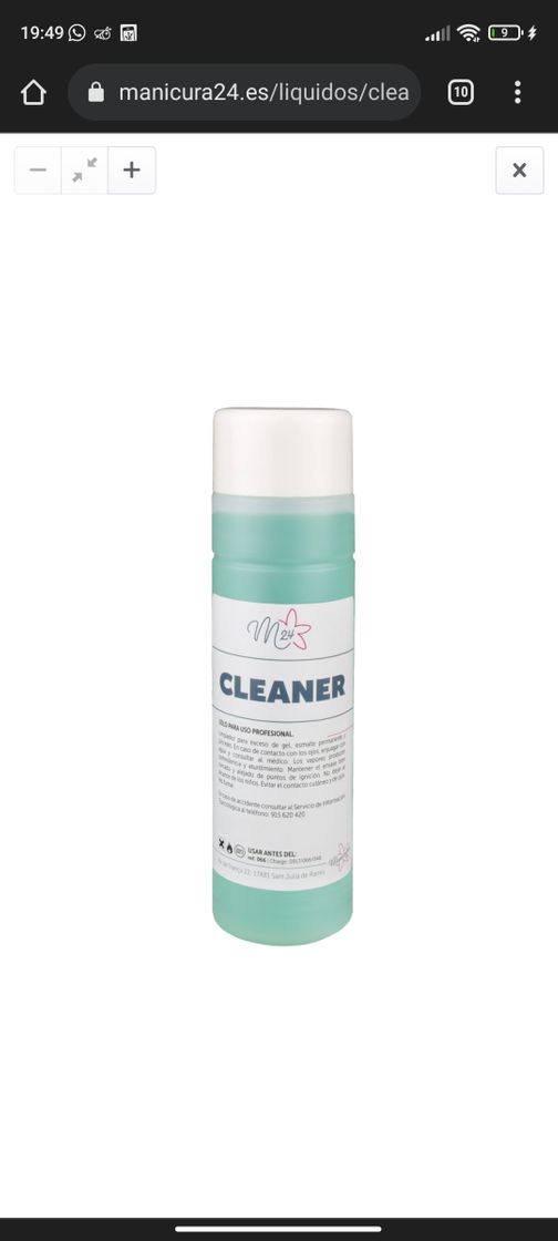 Moda Cleaner (líquido limpiador)