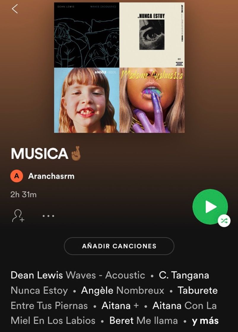 Canciones PLAYLIST DE TODO UN POCO