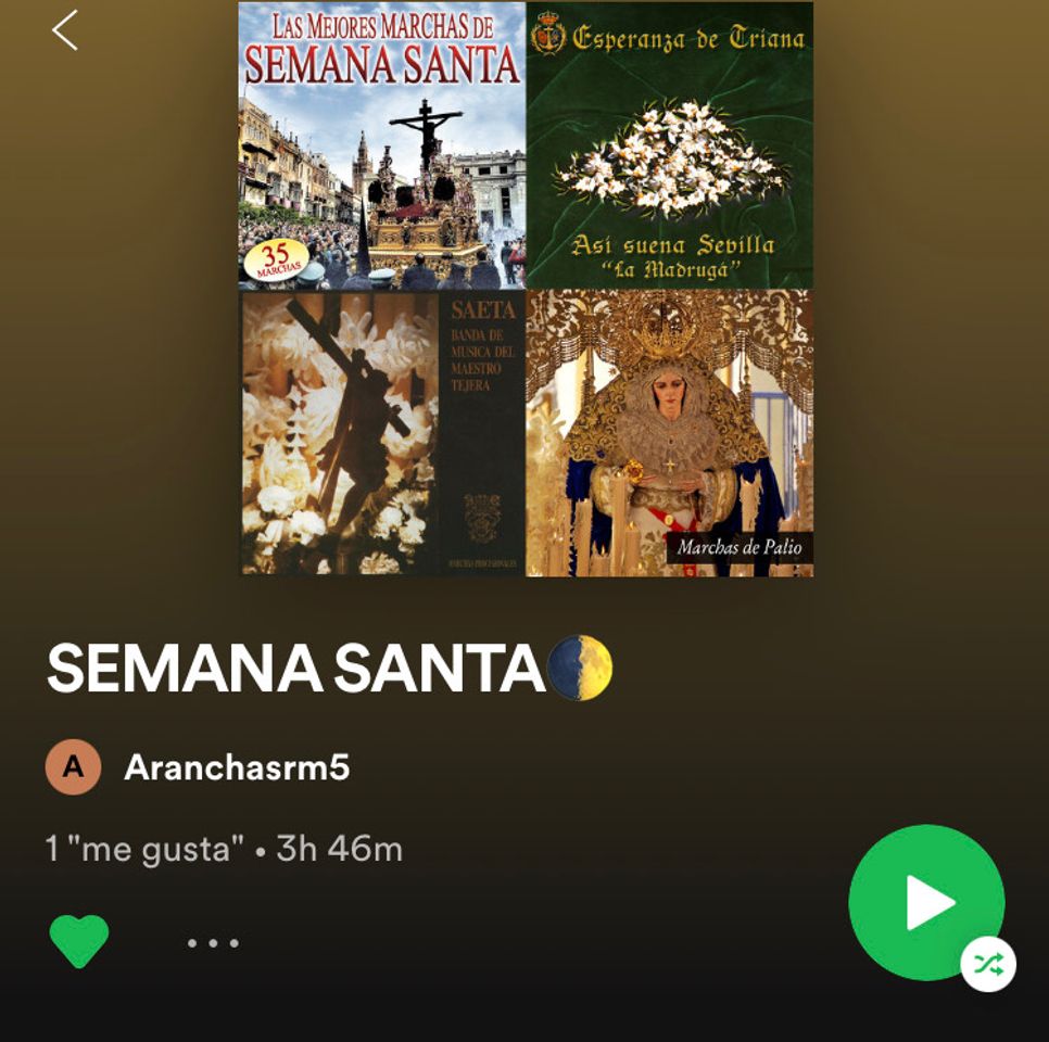 Canciones PLAYLIST DE SEMANA SANTA