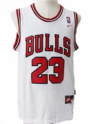 Social Herren NBA Michael Jordan # 23 Chicago Bulls Baloncesto Trikot Retro Gimnasio