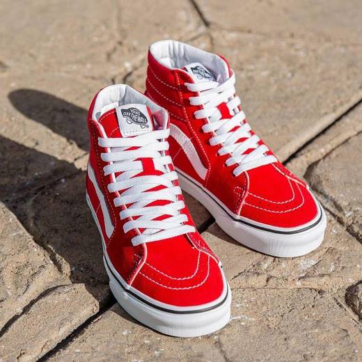 Vans red