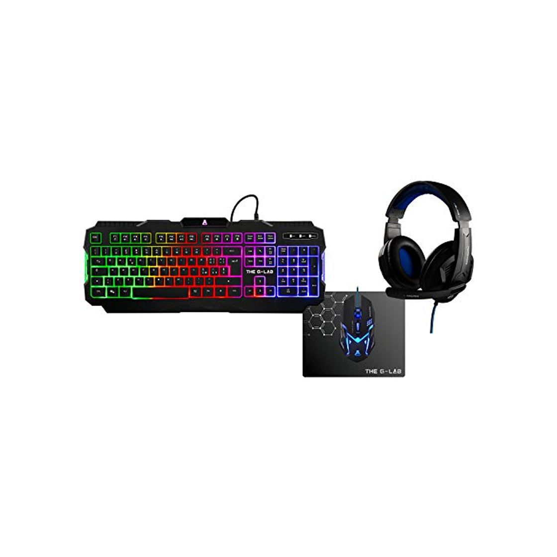 Producto The G-Lab Combo Argon – Pack Gaming 4 en 1 - Teclado