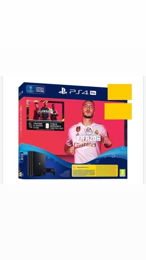 Moda Consola PS4 Pro + Jogo FIFA 20