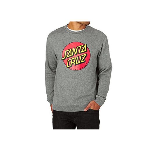 Sudadera Santa Cruz - Classic Dot gris talla: L