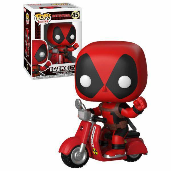 Moda Deadpool on scooter 