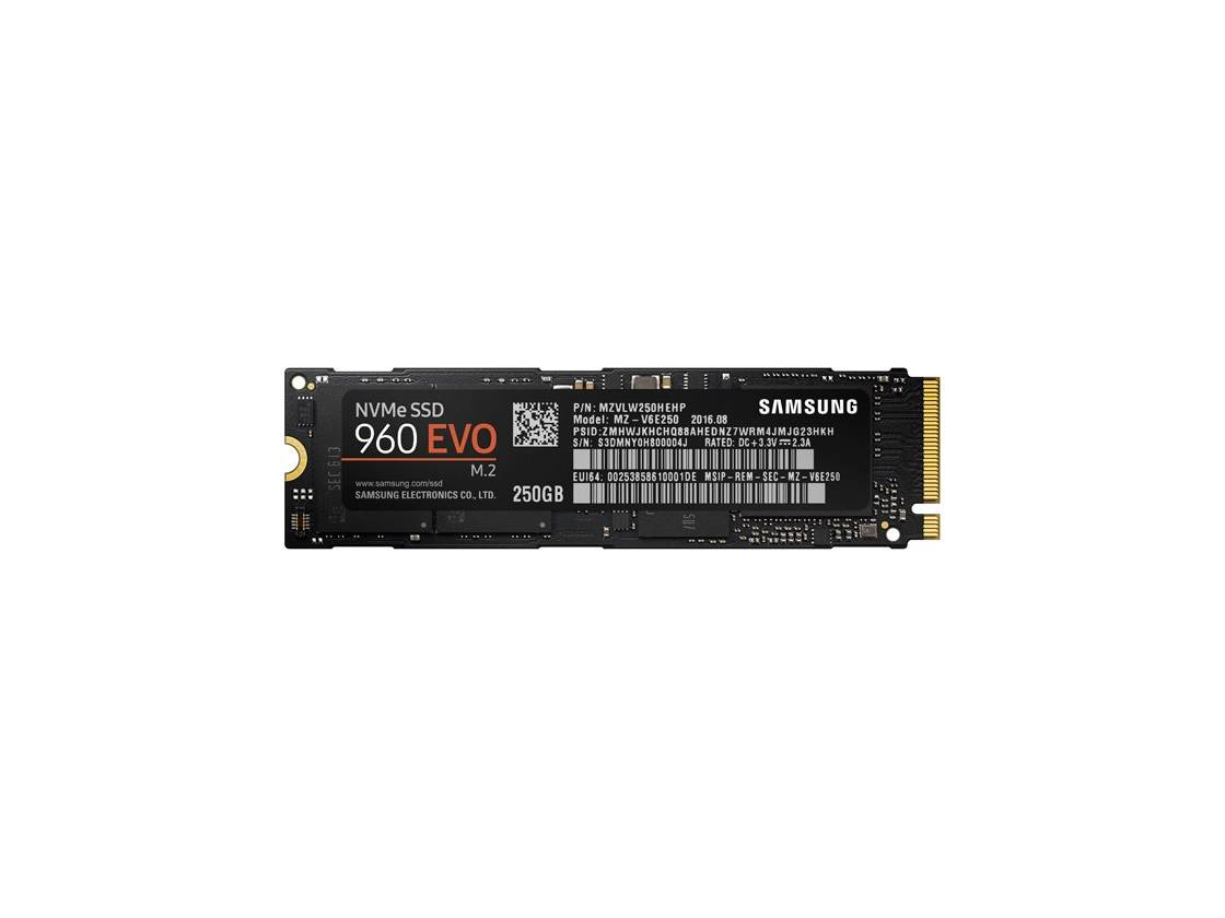 Electrónica Samsung 960 EVO NVMe M.2  - Disco duro sólido de 250