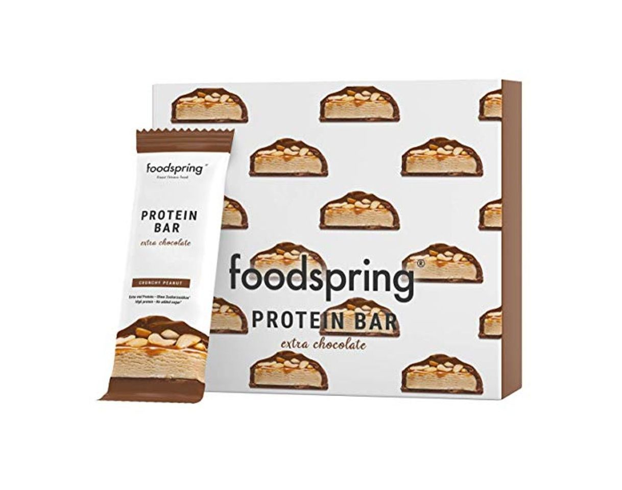 Beauty foodspring Protein Bar Extra Choco en Pack de 12