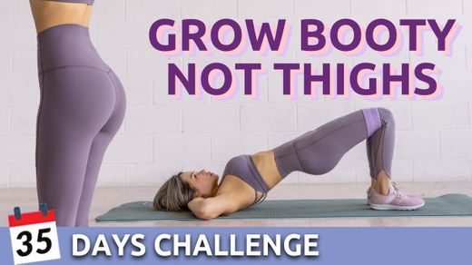 35 days Booty Challenge With or Without Resistance Bands ...