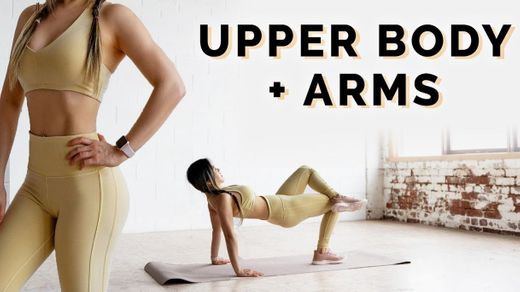10 Min Upper Body & Arms Workout - YouTube