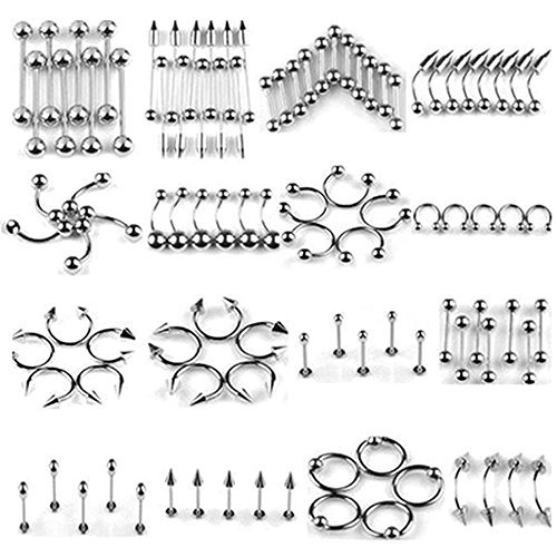 Moda Amasawa Piercings(85 Pcs)