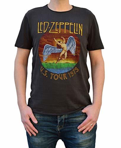 Lugar Amplified Led Zeppelin US Tour 75 Unisex T-Shirt