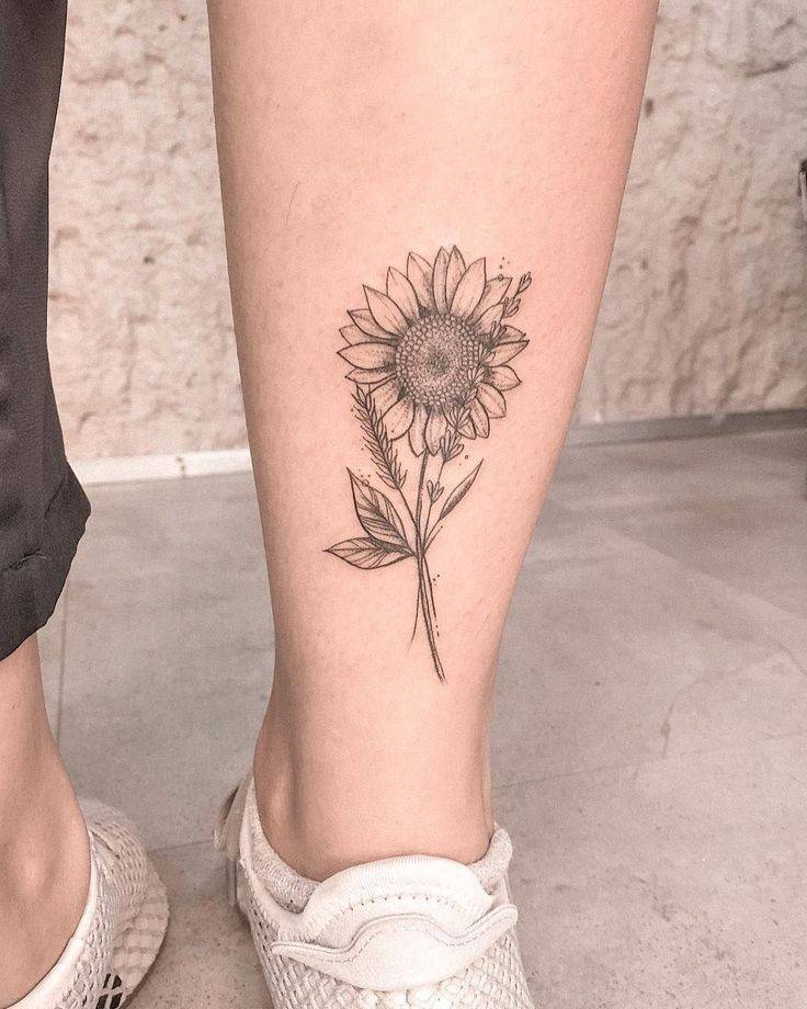 Fashion Tattoo girassol.🌻