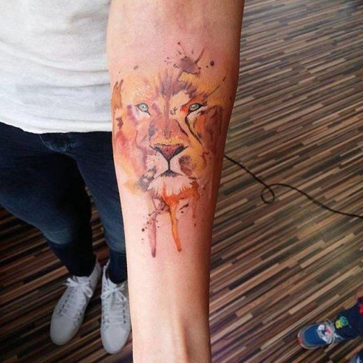 Tattoo leão.