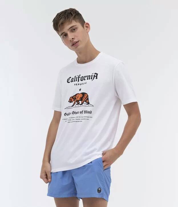 Moda CAMISA ESTAMPA URSO DA CALIFÓRNIA 