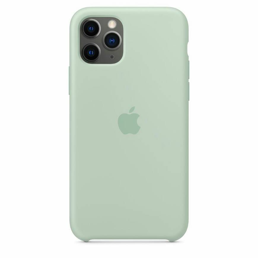 Moda CAPA AZUL BERILO DE SILICONE PARA IPHONE 11 PRO