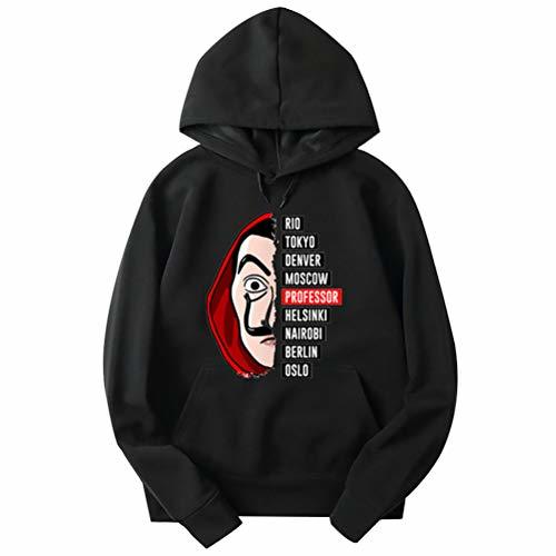 Social la Casa de Papel Sudadera con Capucha Mujer