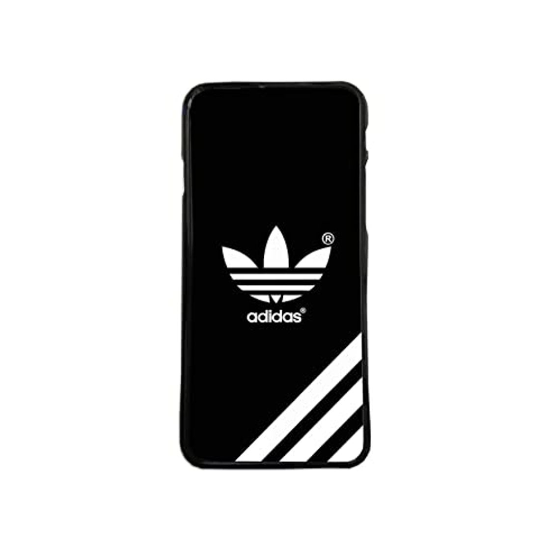 Product ELHURON Carcasas De Moviles Fundas De TPU Compatible con El Modelo de Movil Samsung Galaxy S9 Plus Adidas Blanco