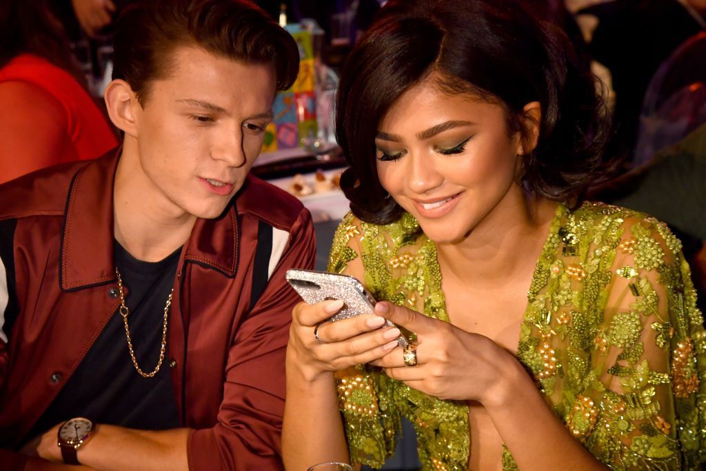 Fashion TOM HOLLAND AND ZENDAYA CANT STOP FLIRTING WITH ...