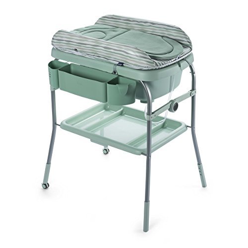 Social Chicco Cuddle & Bubble - Bañera cambiador compacta 2 en 1