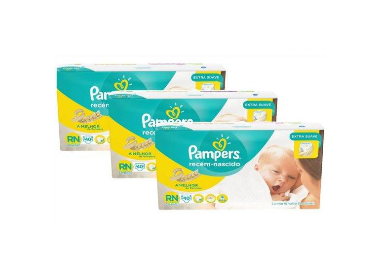 Social Fralda Pampers Recém-Nascido