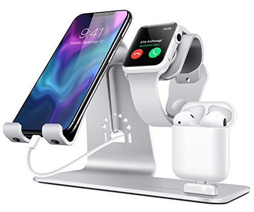 Electronic Bestand Soporte [3 en 1] Apple iWatch Estante para