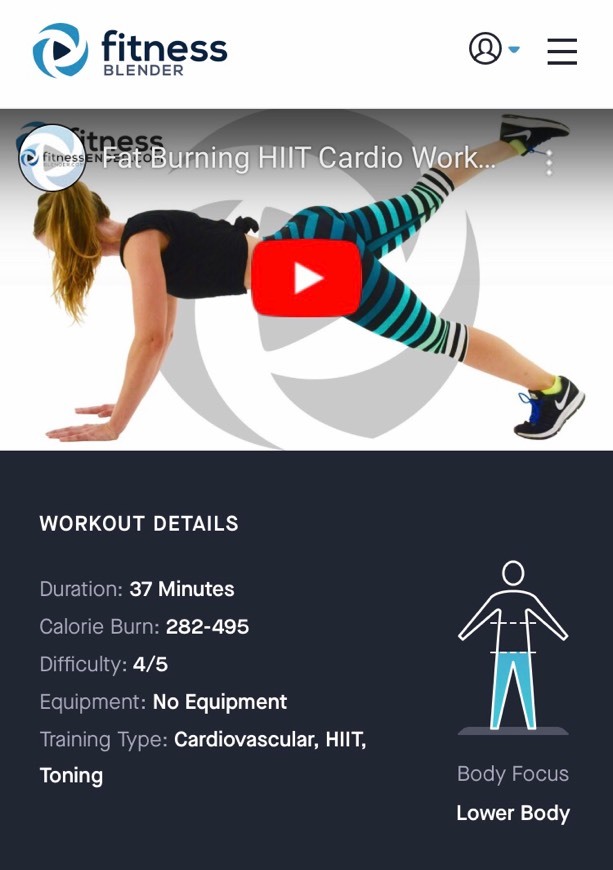 Moda Fat burning HIIT cardio