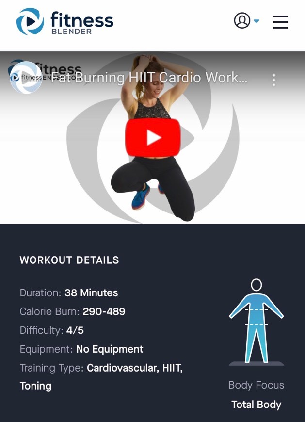 Moda Fat burning HIIT cardio