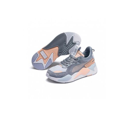 PUMA RS-X Reinvent Mujer Tradewinds Gris Zapatillas-UK 4