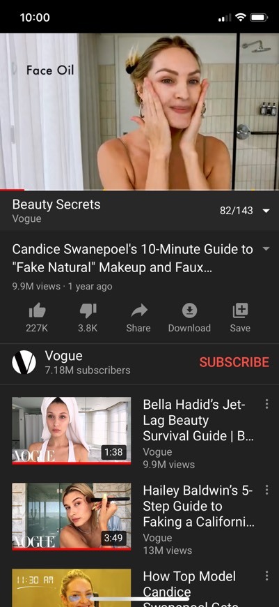 Fashion Vogue “Beauty Diaries”