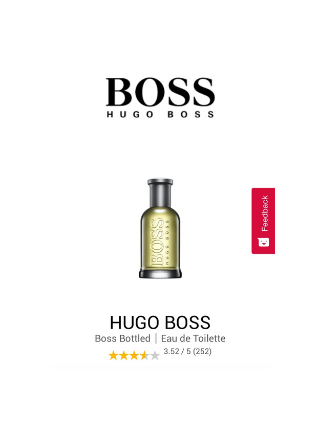 Product Hugo Boss perfume