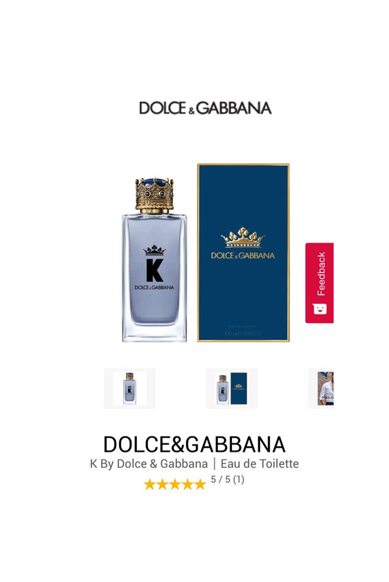 Product Dolce & gabanna king perfume 