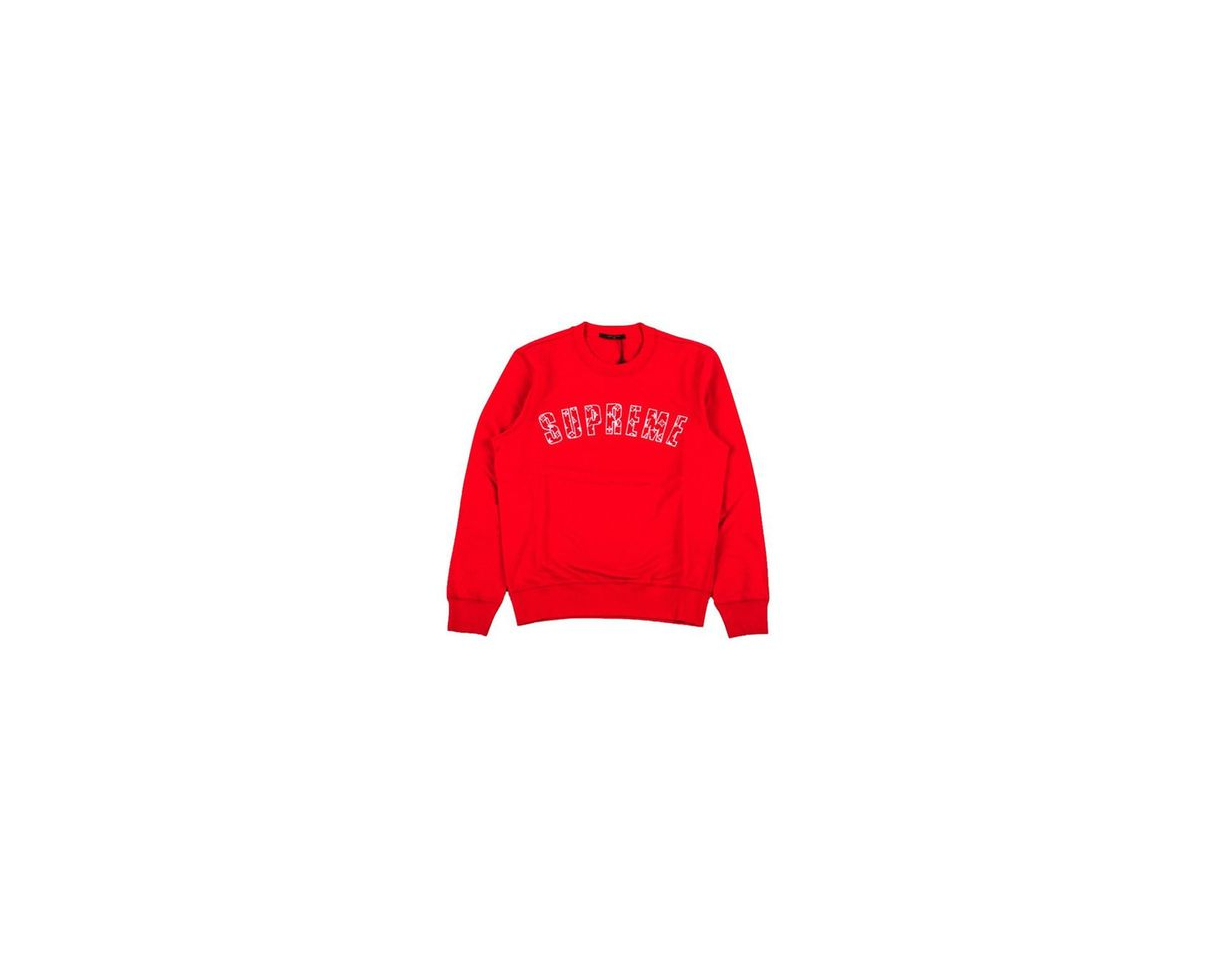 Producto Supreme x Louis Vuitton Arc Logo Crewneck Red