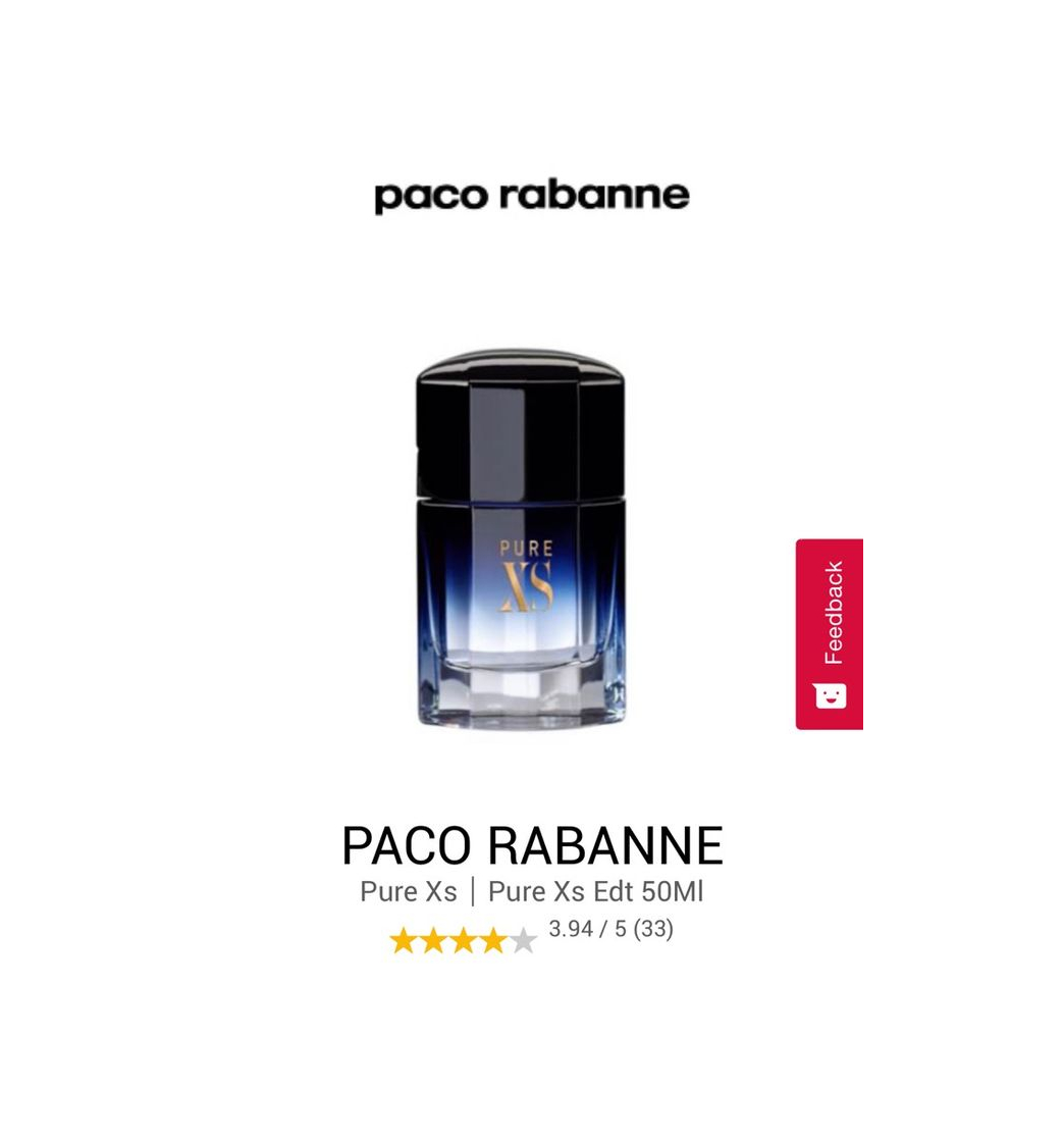 Productos PERFUME PACO RABANNE PURE XS