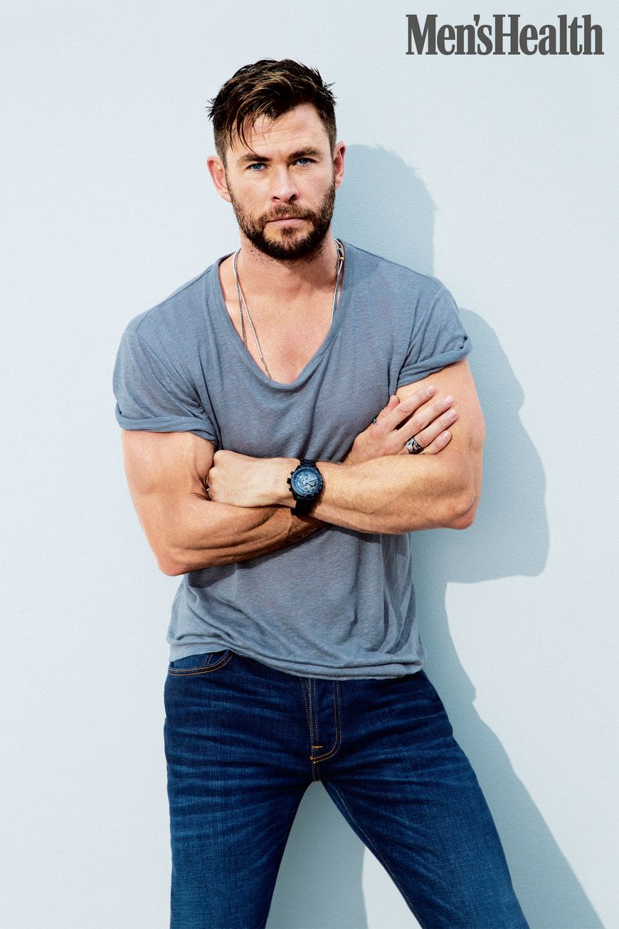 Moda Chris hemsworth men's health