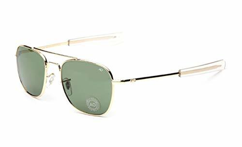 Social AOCCK Gafas de sol Pilot Sunglasses American Optical Glass Lens Sun Glasses