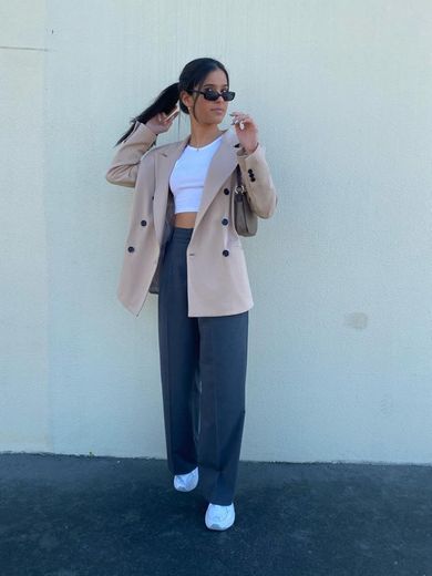 Oversized Camel Blazer