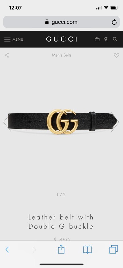 Producto GUCCI BELT