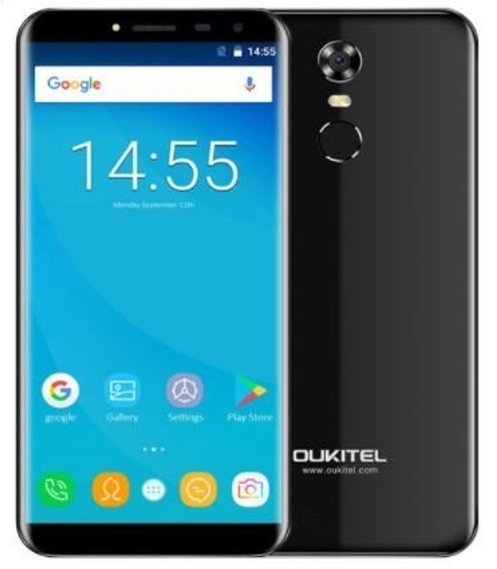 Lugar OUKITEL C8-5,5 Pulgadas (18: 9 relación visión Completa) Android 7.0 3G Smartphone,