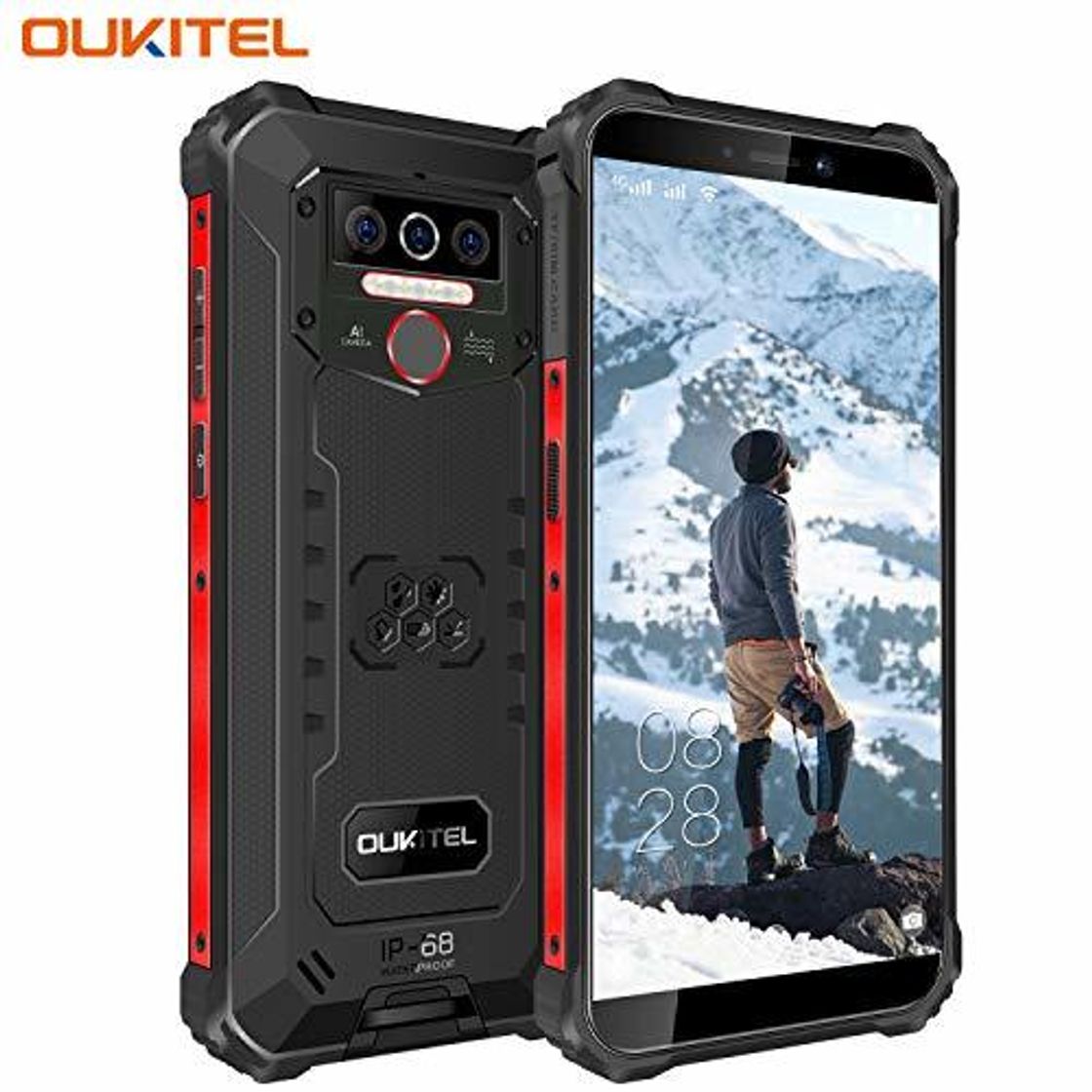 Lugar 【2020】 OUKITEL WP5 Dual 4G IP68 Sólido Móvil Libre Robusto,5.5'' HD