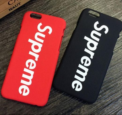 Funda Cover supreme rojo iphone x 8+ 7+ 8 7 6S+ 6S