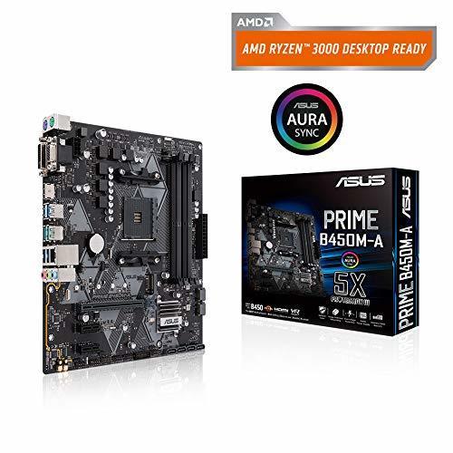 Electrónica Asus PRIME B450M-A AMD AM4 B450 mATX - Placa con Aura Sync