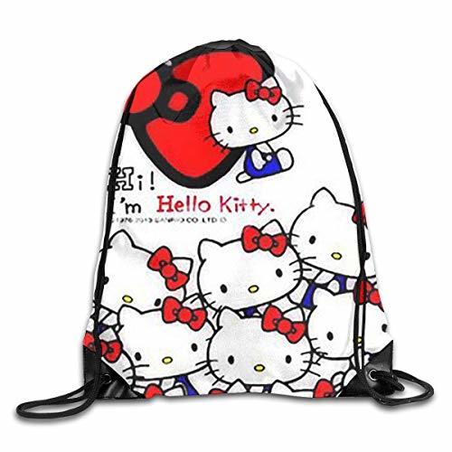 Producto SKDJFBUD Hello Kitty Beauty Drawstring Backpack Bag Beam Mouth Yoga Sackpack Rucksack