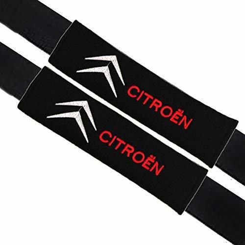 VILLSION 2Pack Almohadillas para cinturón de seguridad Auto accesorios Citroen