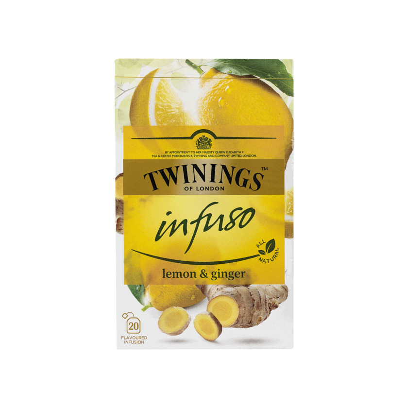 Producto Twinings limão e gengibre 