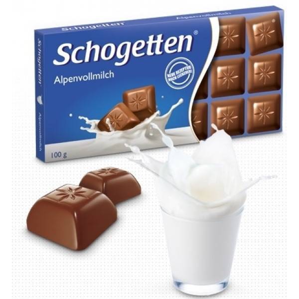 Moda Schogetten-Chocolate de Leite 