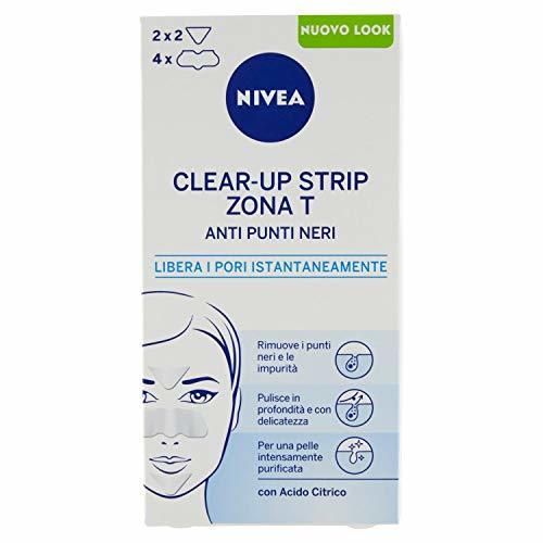 Nivea Clear-Up Tiras de Limpieza Profunda con Ácido Cítrico para Piel Normal/Mixta