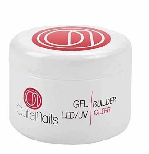 UV Gel Builder Clear 30ml para uñas de gel