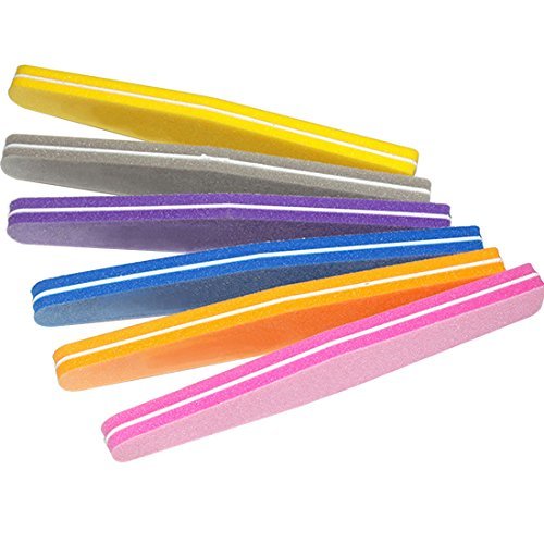 Places 5pcs Nail File Buffer lavable herramienta de manicura de uñas herramienta