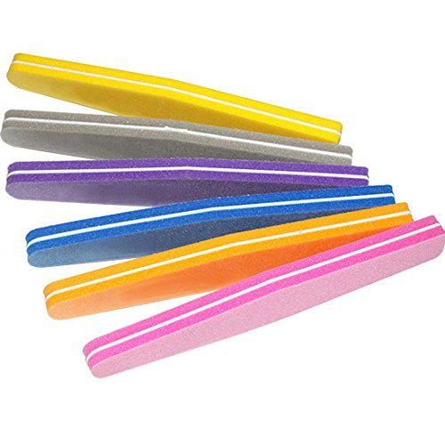 5pcs Nail File Buffer lavable herramienta de manicura de uñas herramienta